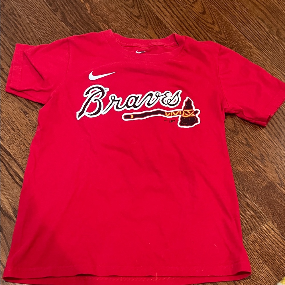Nike Acuna Braves Short-Sleeve Kids T-Shirt